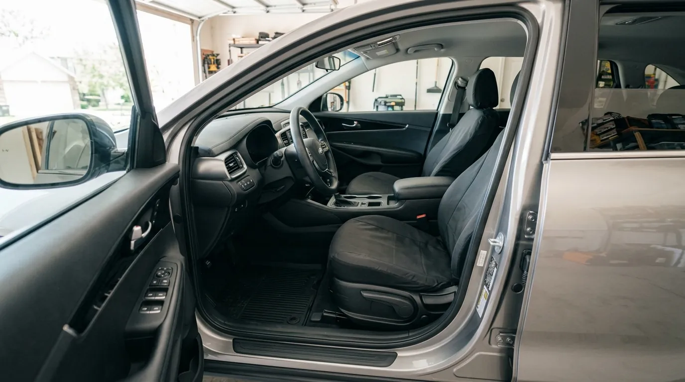 Car interior restored after biohazard cleanup